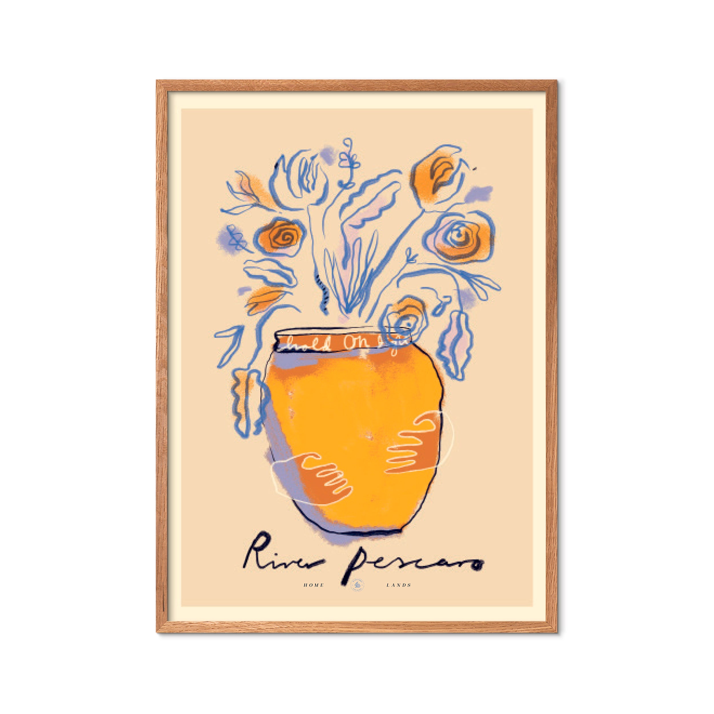 Das Rotes Rabbit River Pescaro plakat - 30x40 cm.